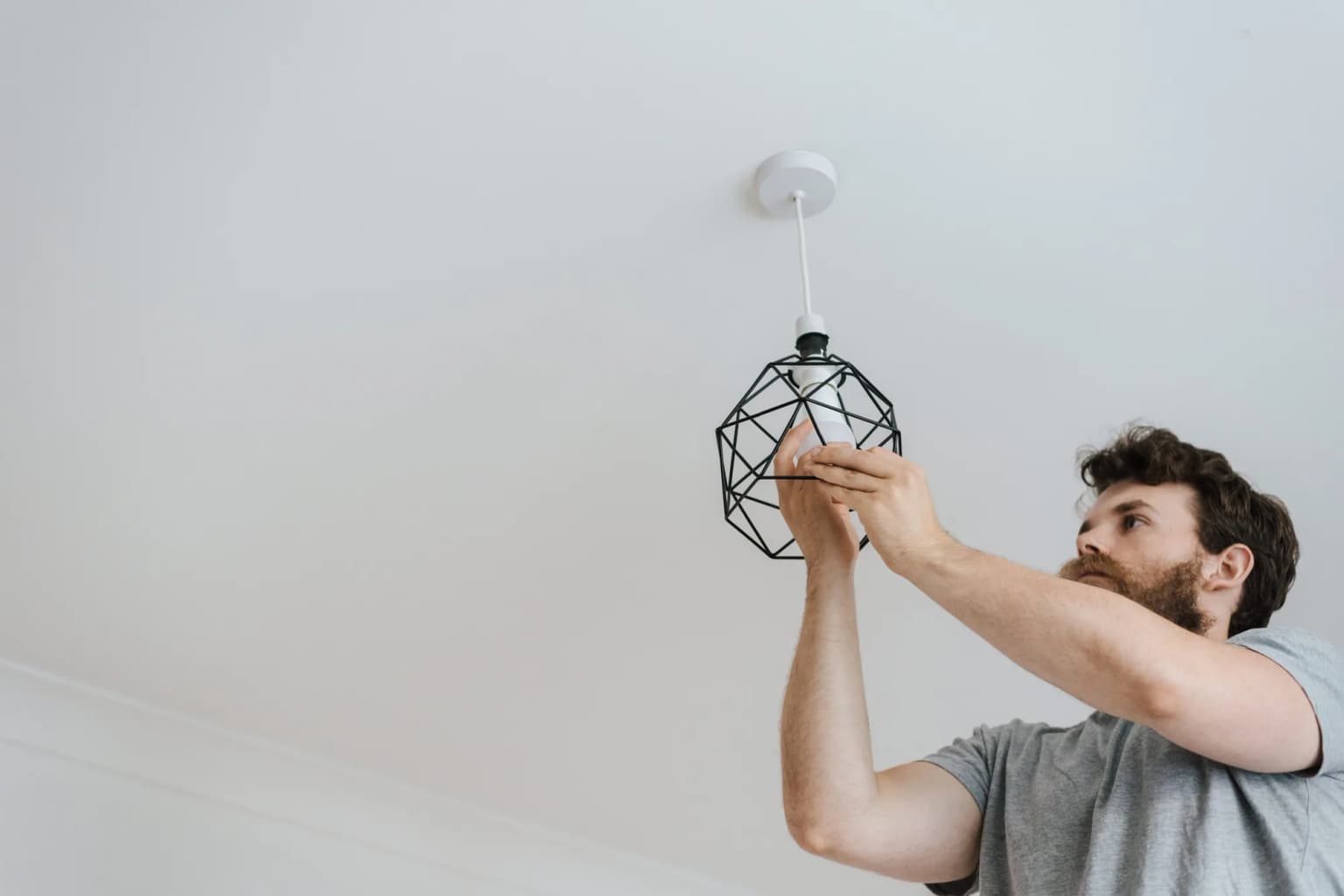 Residential lighting fixture installation